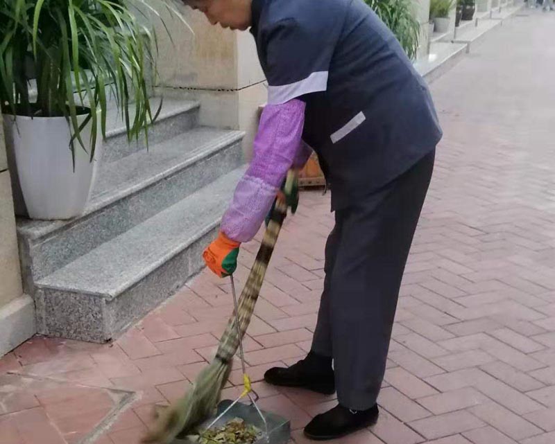 保潔進行中