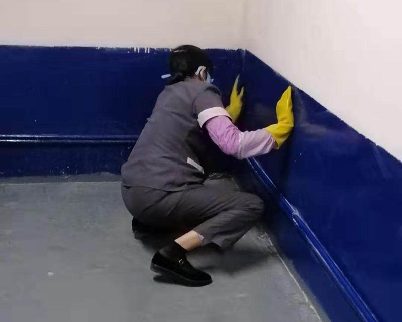 保潔進行中