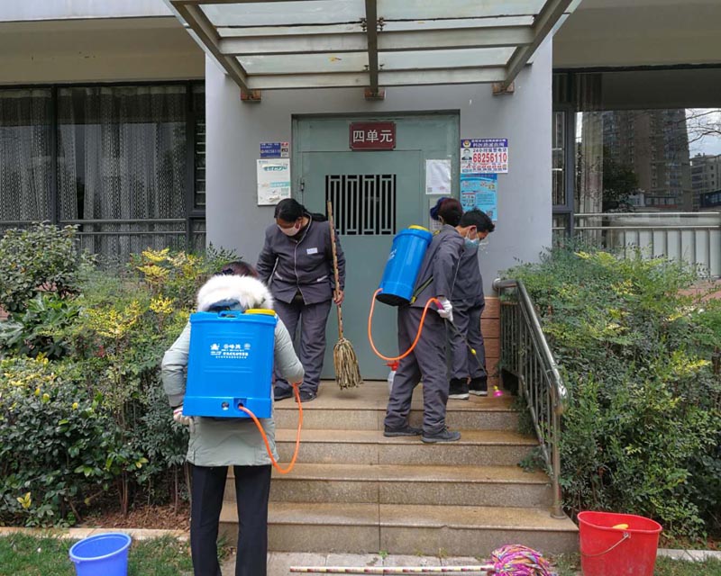 保潔進行中