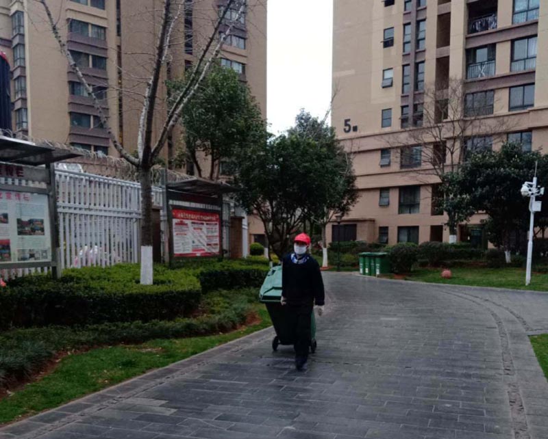 保潔進行中